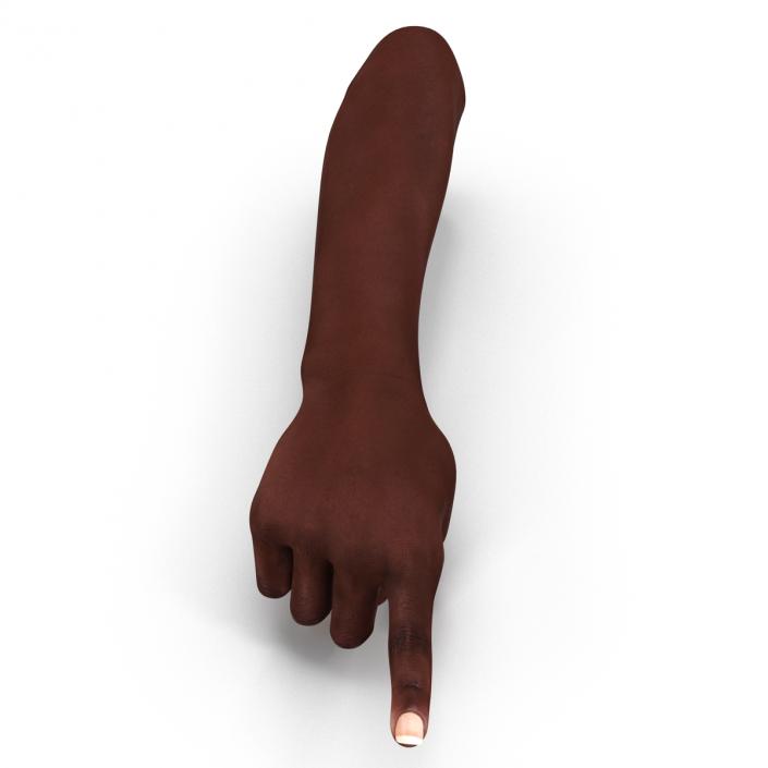 Female Hand African American 2 Pose 5 3D