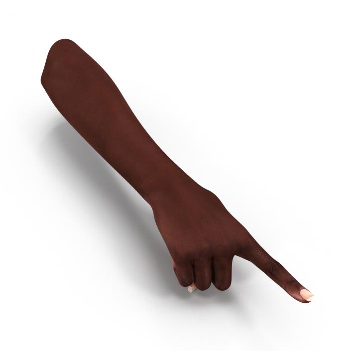 Female Hand African American 2 Pose 5 3D