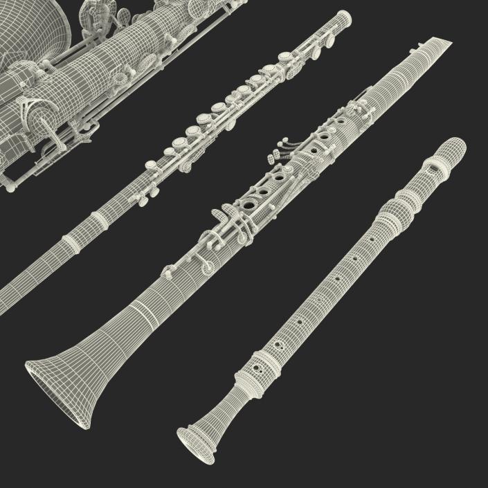 3D Woodwind Instruments Collection