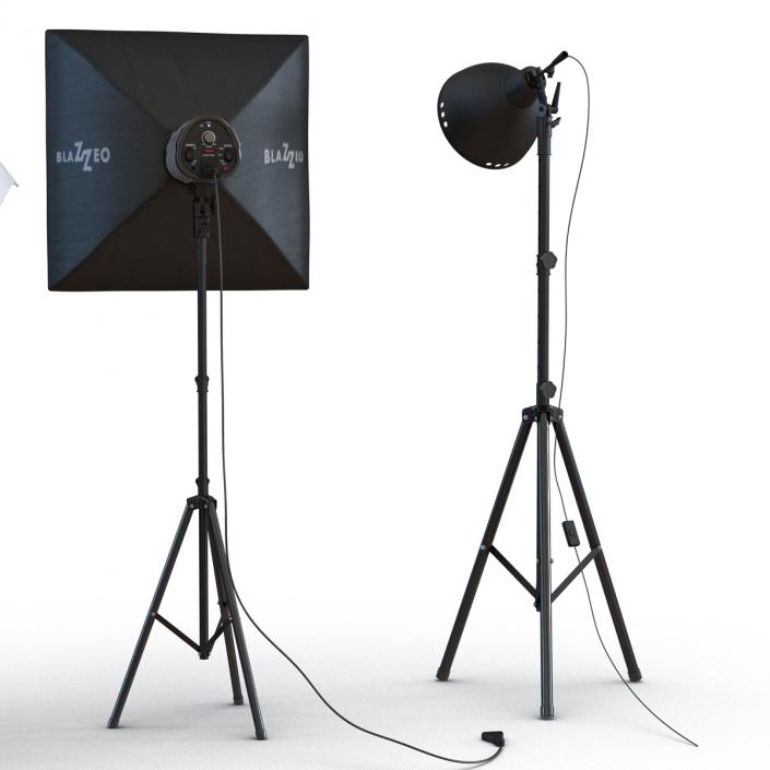 Photo Studio Lamps Collection 3D model