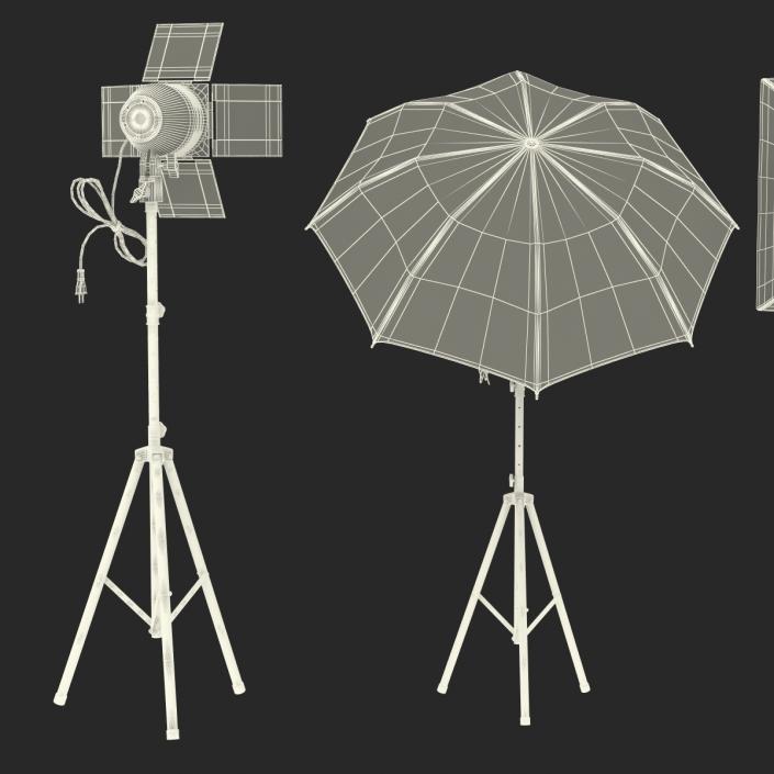 Photo Studio Lamps Collection 3D model