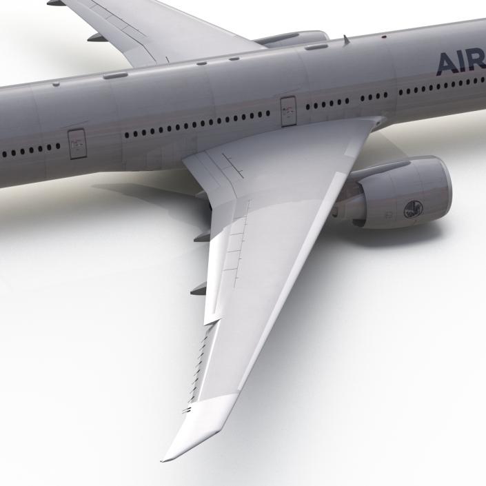 Boeing 777-300ER Air France Rigged 3D model