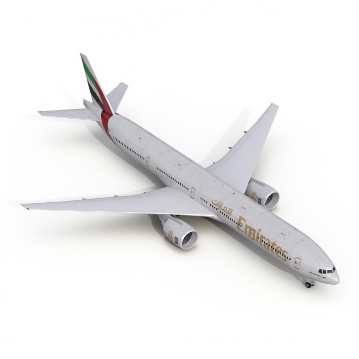 Boeing 777-300ER Emirates Airlines 3D model