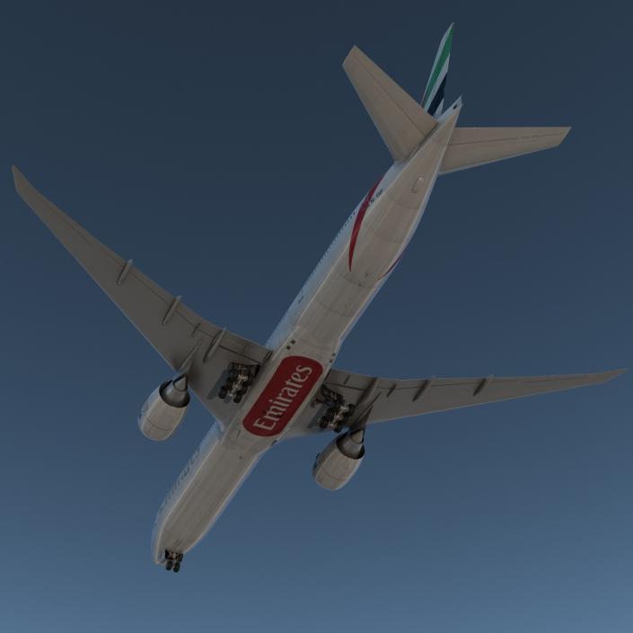 Boeing 777-300ER Emirates Airlines 3D model