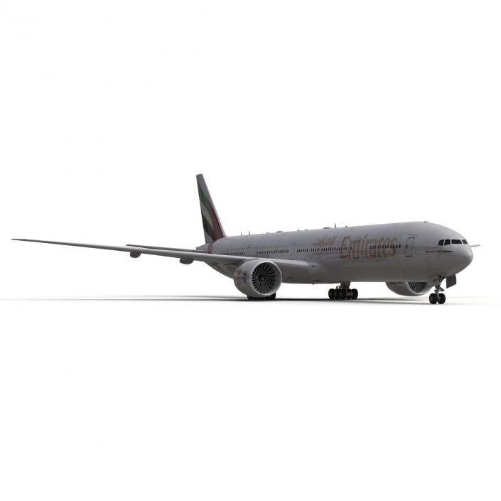 Boeing 777-300ER Emirates Airlines 3D model