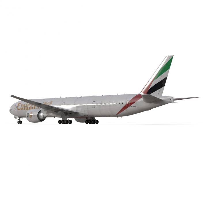 Boeing 777-300ER Emirates Airlines 3D model