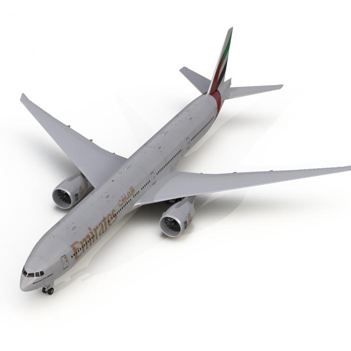 Boeing 777-300ER Emirates Airlines 3D model