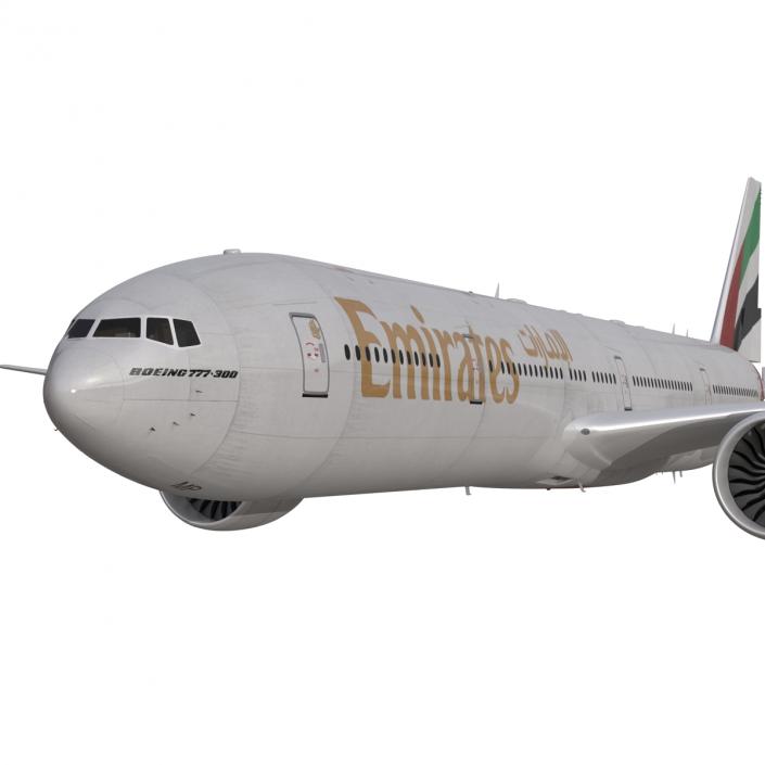 Boeing 777-300ER Emirates Airlines 3D model