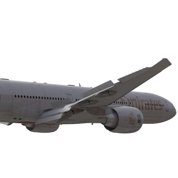 Boeing 777-300ER Emirates Airlines 3D model