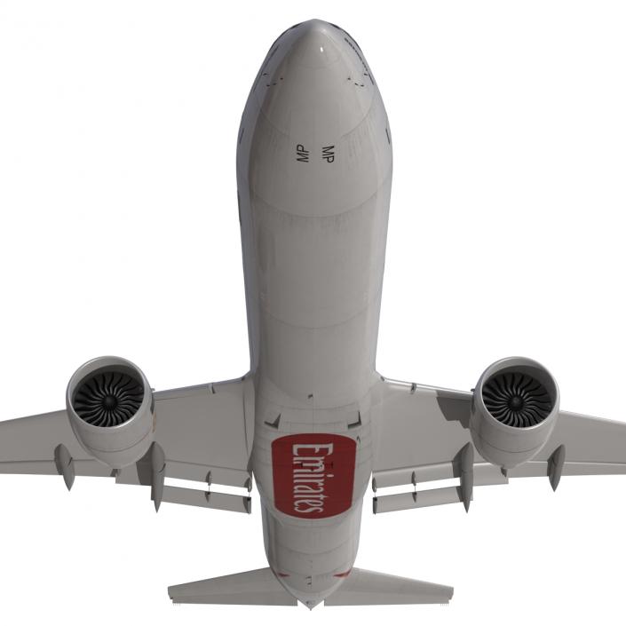 Boeing 777-300ER Emirates Airlines 3D model