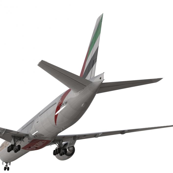 Boeing 777-300ER Emirates Airlines 3D model