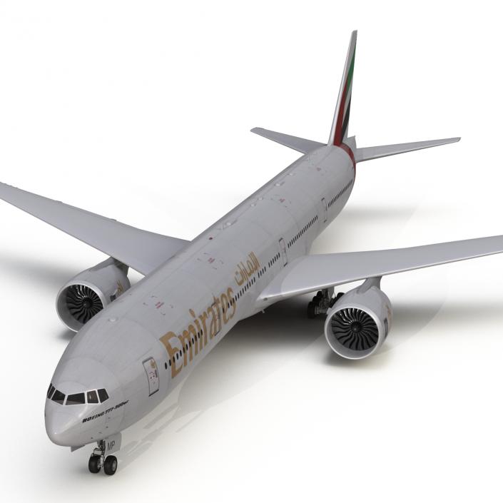 Boeing 777-300ER Emirates Airlines 3D model