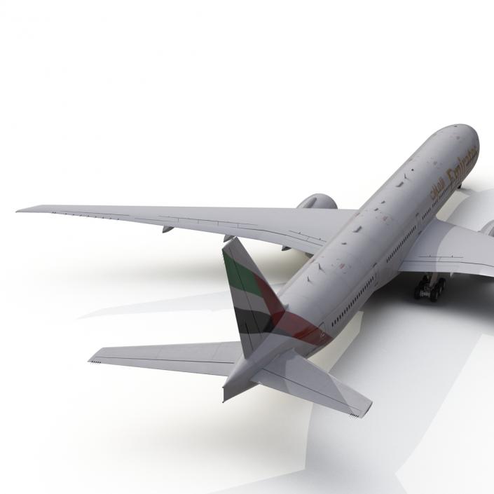 Boeing 777-300ER Emirates Airlines 3D model