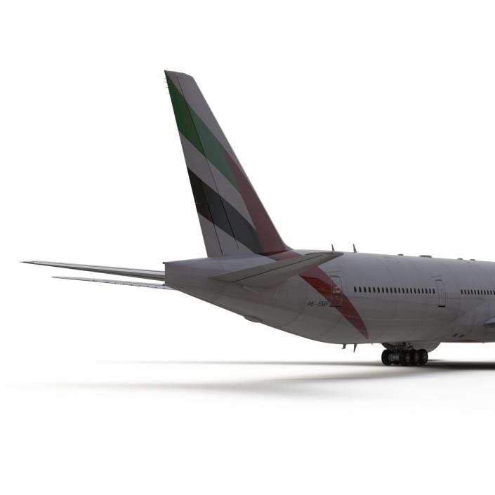 Boeing 777-300ER Emirates Airlines 3D model