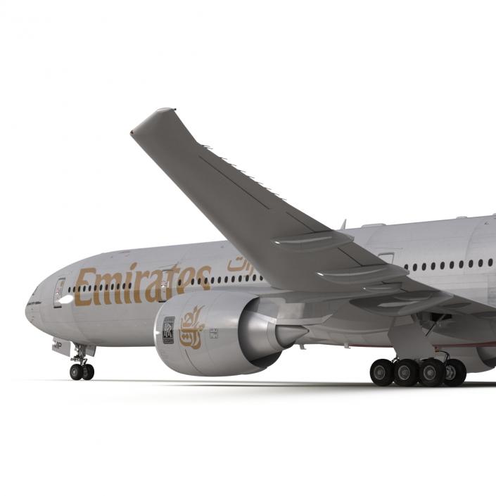 Boeing 777-300ER Emirates Airlines 3D model