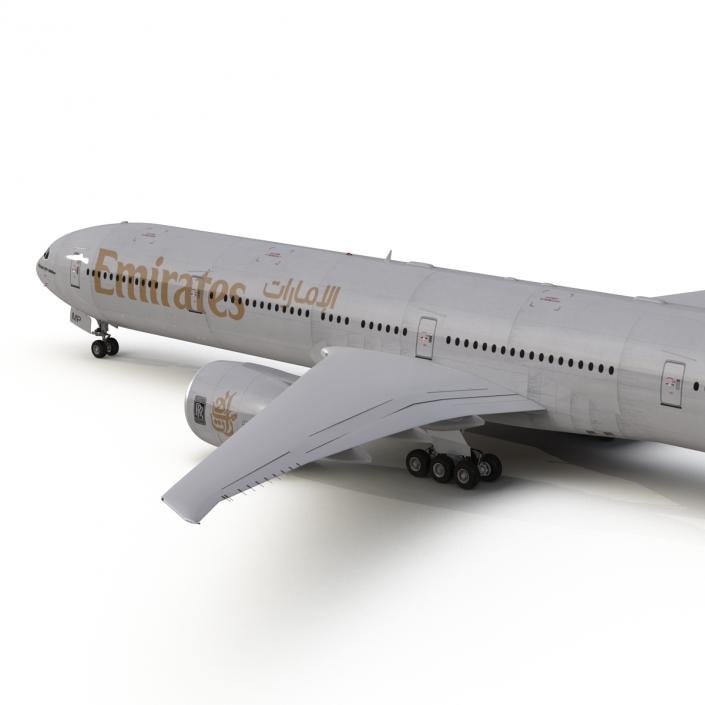 Boeing 777-300ER Emirates Airlines 3D model