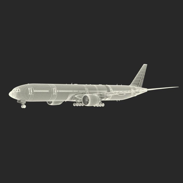 Boeing 777-300ER Emirates Airlines 3D model