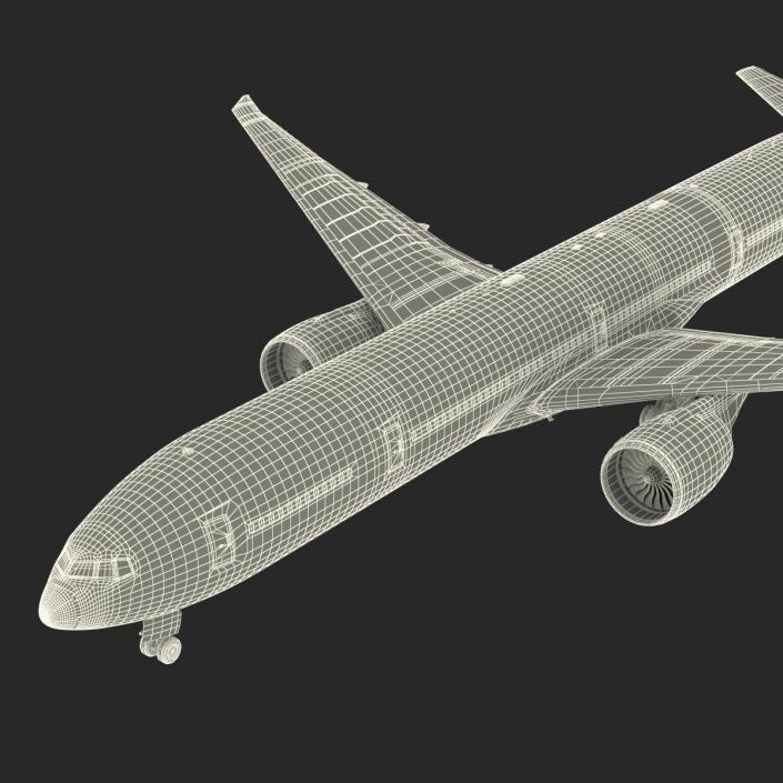 Boeing 777-300ER Emirates Airlines 3D model