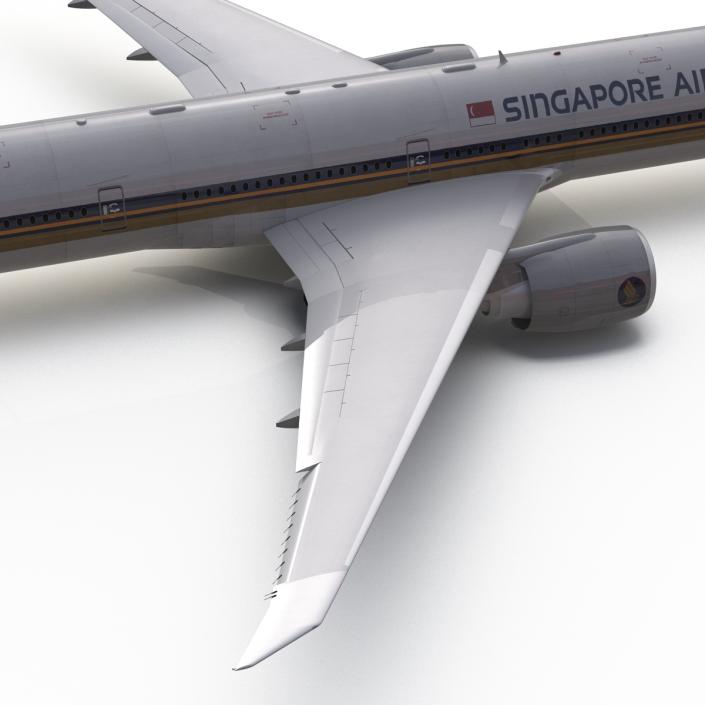 3D model Boeing 777-300ER Singapore Airlines