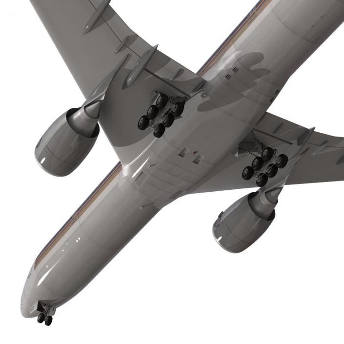 3D model Boeing 777-300ER Singapore Airlines