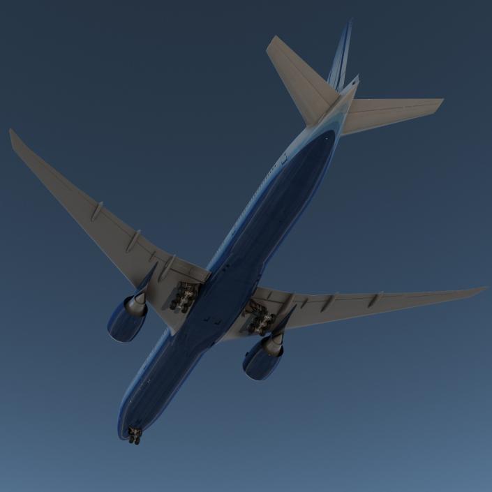 Boeing 777-300ER United Airlines 3D