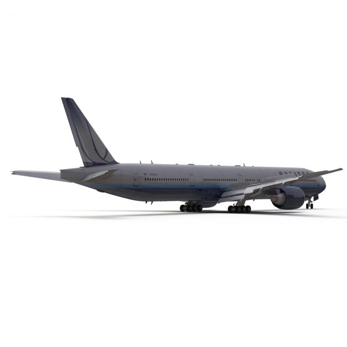 Boeing 777-300ER United Airlines 3D