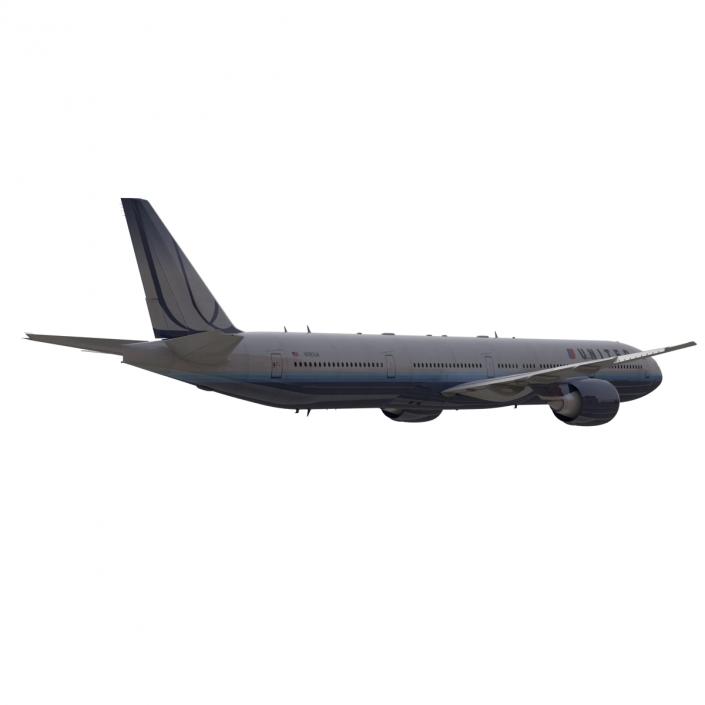 Boeing 777-300ER United Airlines 3D