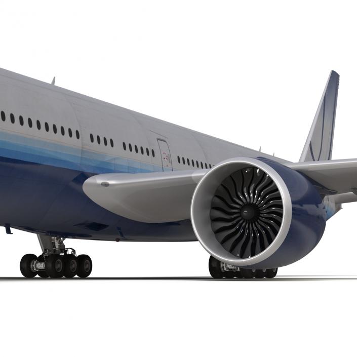 Boeing 777-300ER United Airlines 3D