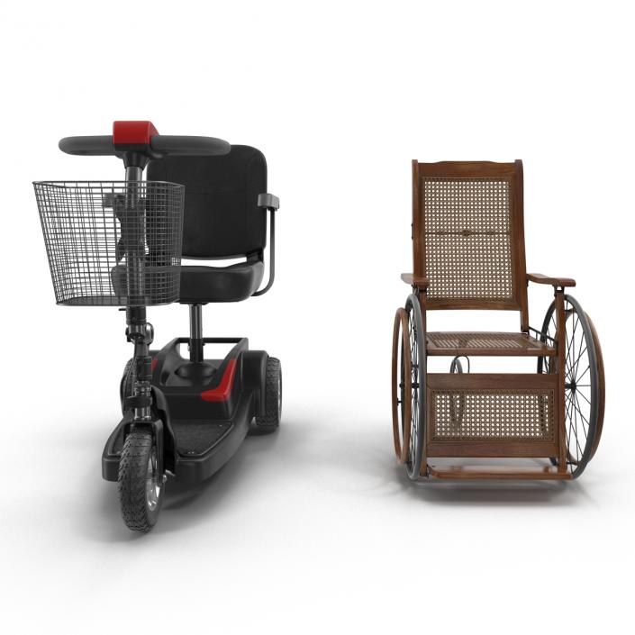 Wheelchairs Collection 3D