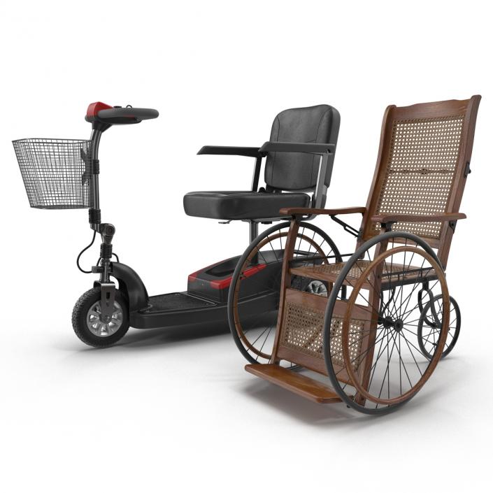 Wheelchairs Collection 3D