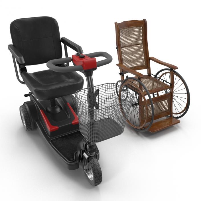 Wheelchairs Collection 3D