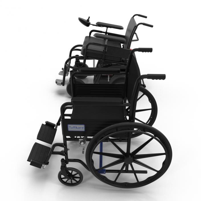 Wheelchairs Collection 3D