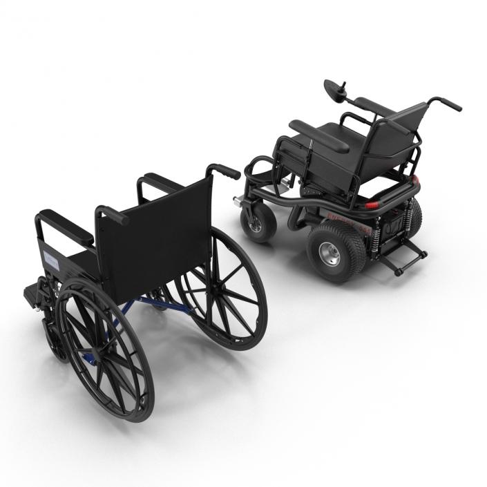 Wheelchairs Collection 3D