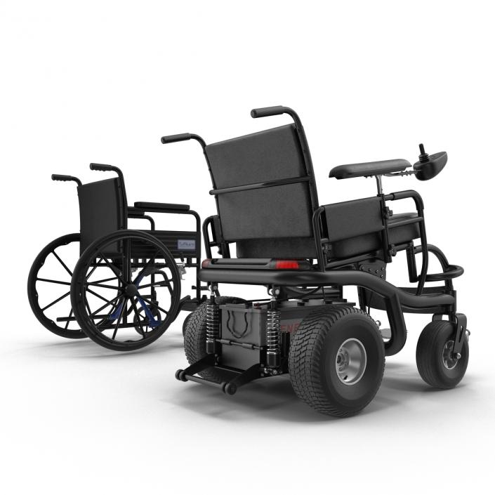 Wheelchairs Collection 3D