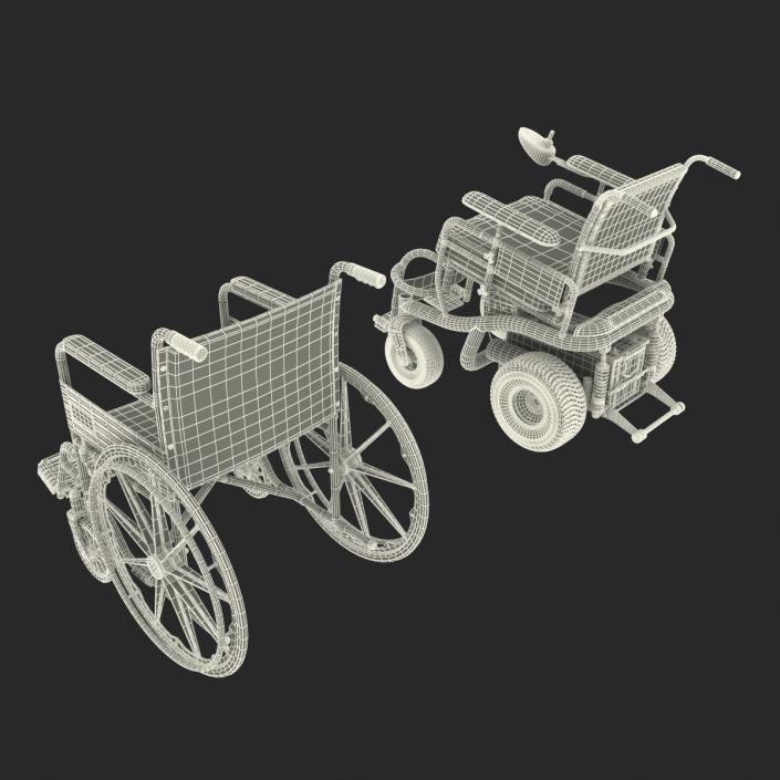 Wheelchairs Collection 3D