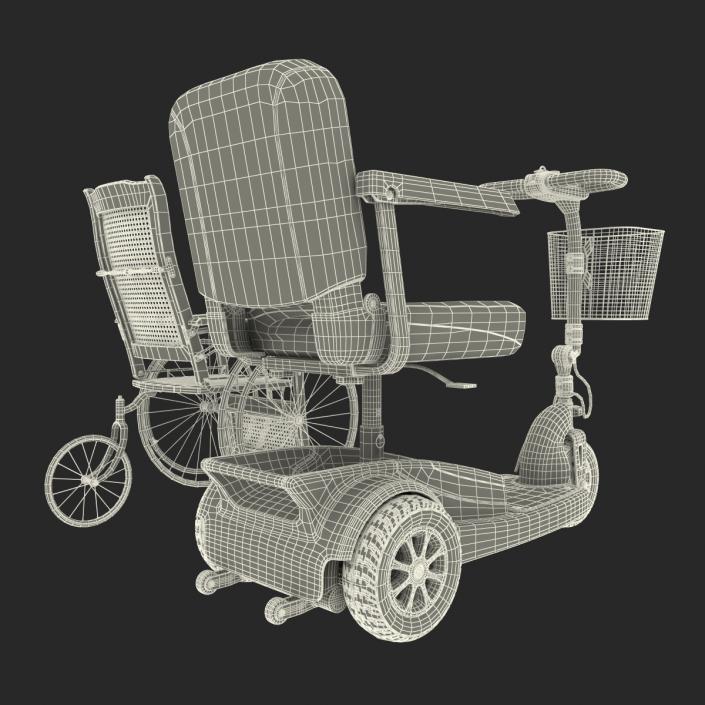 Wheelchairs Collection 3D