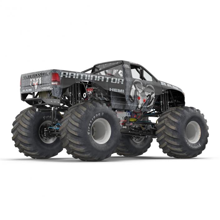 3D model Monster Truck Raminator Rigged