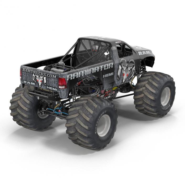 3D model Monster Truck Raminator Rigged