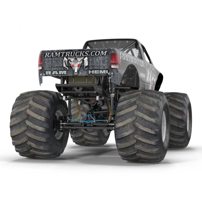 3D model Monster Truck Raminator Rigged