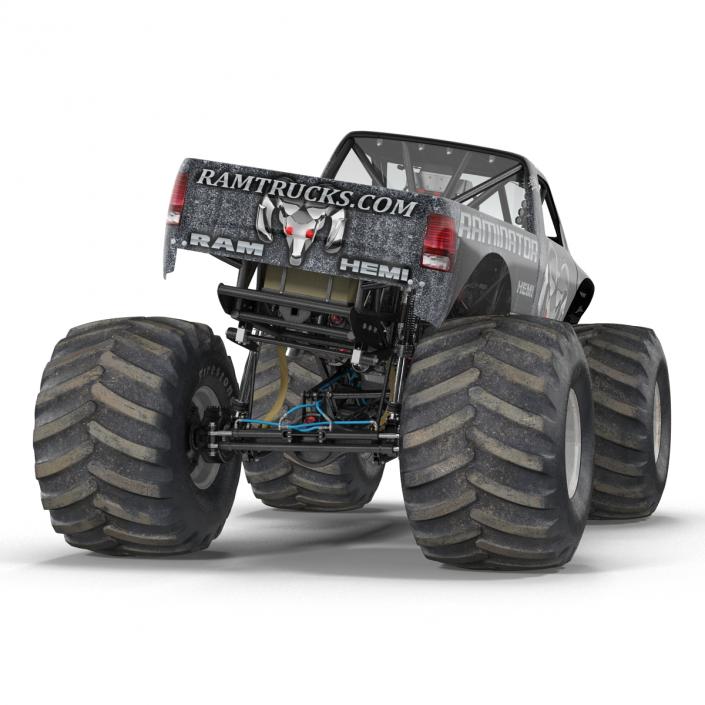 3D model Monster Truck Raminator Rigged