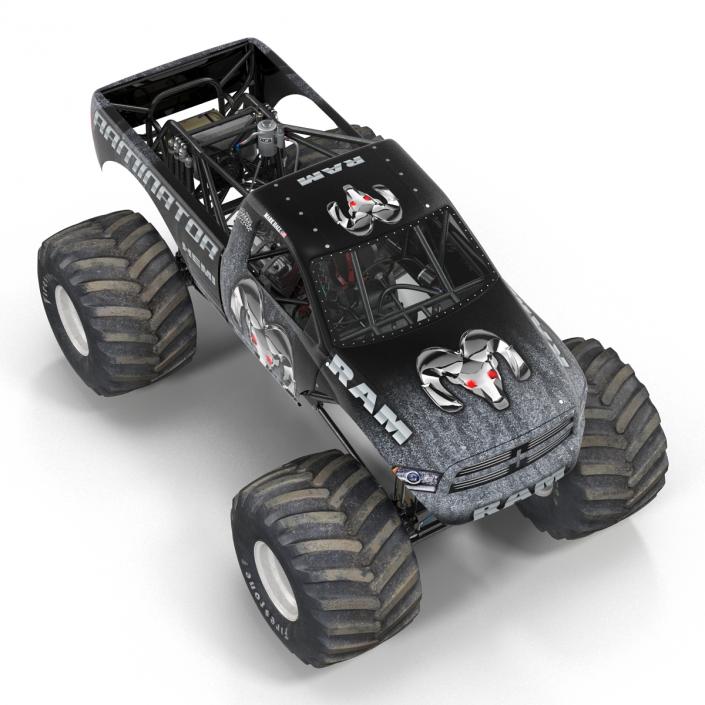 3D model Monster Truck Raminator Rigged