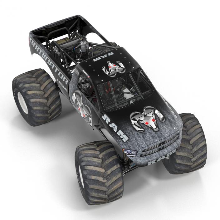 3D model Monster Truck Raminator Rigged