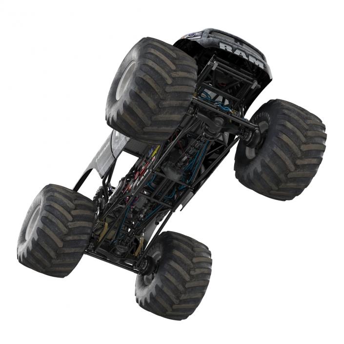 3D model Monster Truck Raminator Rigged