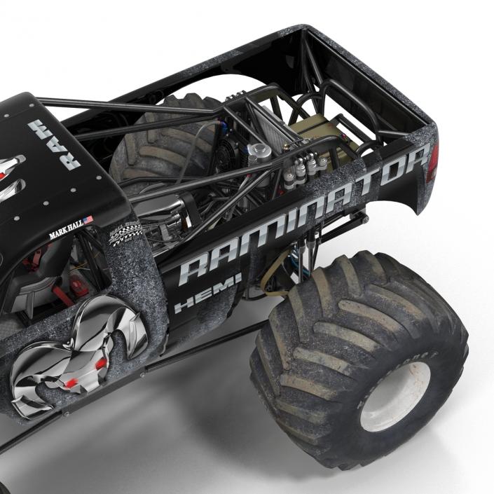 3D model Monster Truck Raminator Rigged