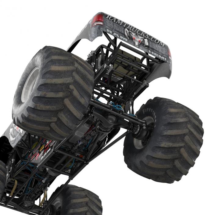 3D model Monster Truck Raminator Rigged