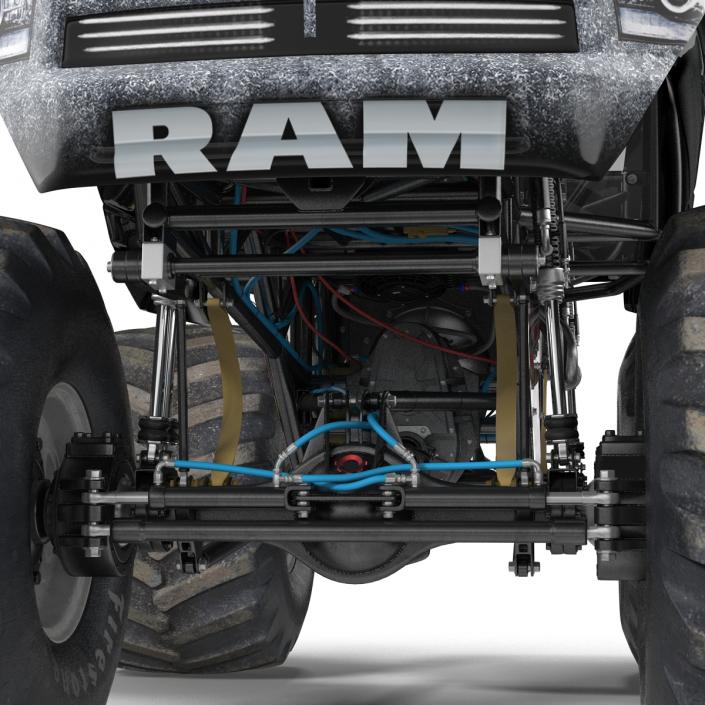 3D model Monster Truck Raminator Rigged