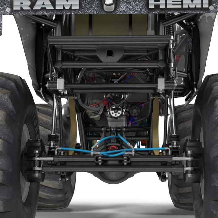 3D model Monster Truck Raminator Rigged