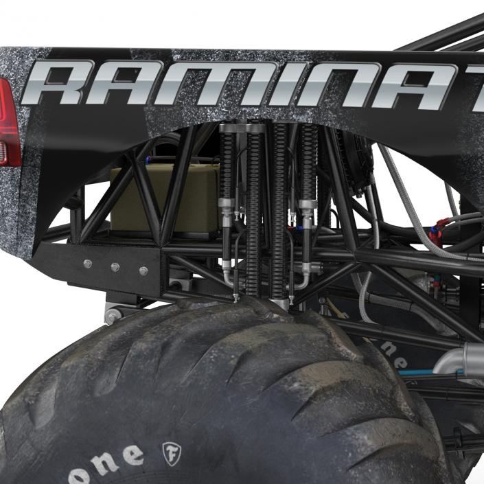 3D model Monster Truck Raminator Rigged