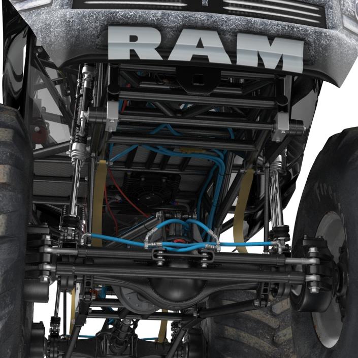 3D model Monster Truck Raminator Rigged