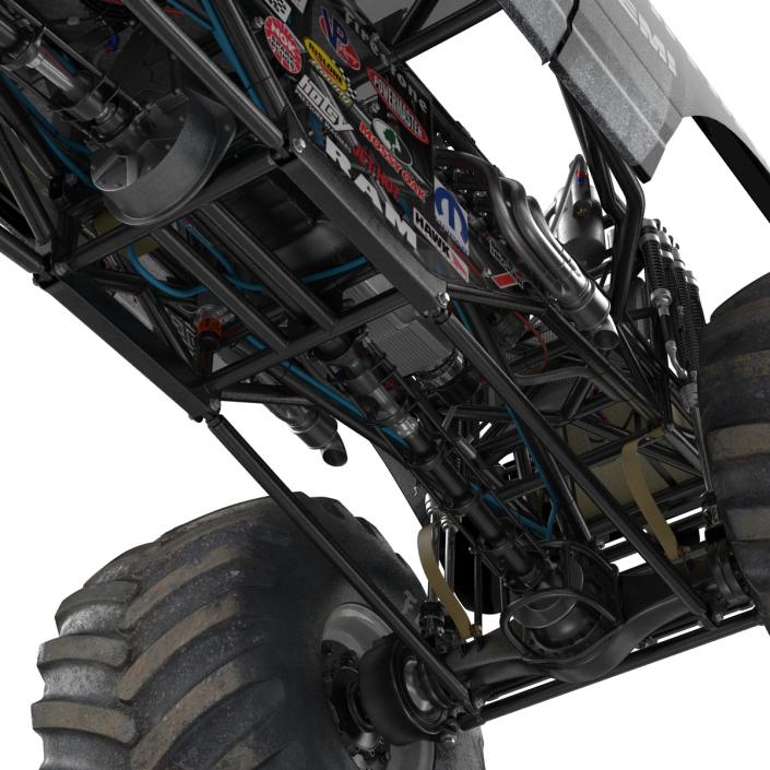 3D model Monster Truck Raminator Rigged